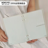 国誉(KOKUYO)A5笔记本子Campus超薄四孔活页本 10张8mm横线内页 淡绿 1本 WCN-CBN311LG