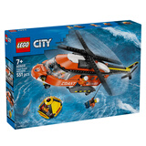 乐高（LEGO）积木城市60503 海岸警卫队直升机男孩儿童玩具生日礼物装饰摆件