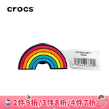 卡骆驰（CROCS）智必星洞洞鞋配件鞋扣配饰新款可拆卸鞋上趣味时尚配饰鞋花饰品 10007117/彩虹