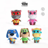 会说话的汤姆猫（TalkingTom）英雄小队汤姆猫玩偶hero玩具公仔礼物超能战队安吉拉毛绒娃娃周边 英雄小队汤姆猫
