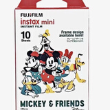 拍立得相机白边相纸3寸迷你马卡龙相纸爱心相纸彩虹相纸mini12相机通用 米奇相纸 10张