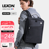 乐上（LEXON）法国品牌双肩包14英寸商务电脑包男防泼水背包通勤笔记本书包礼物