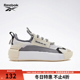 锐步锐步官方男女SUDECA舒适机能风奶油厚底低帮休闲板鞋 FZ2003 白色/灰色 36