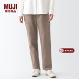 MUJI MUJI 女式 灯芯绒轻便裤休闲裤冬季 纯棉全棉 女装 BEE06C2A 浅米色 S