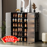 安尔雅简易鞋柜经济型简约防尘小鞋架子多层组装塑料收纳柜玄关柜