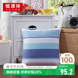 恒源祥 全棉抱枕被车载汽车办公室两用靠垫枕头二合一春秋被毯子40*40cm