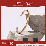 丹尼尔惠灵顿（DanielWellington）DW手镯女 经典系列开口可调节时尚手环情侣手镯 新年礼物送女生 玫瑰金手镯（小号）DW00400003