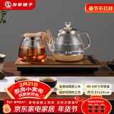 友家铺子（Biooner）全自动上水电热水壶烧水壶家用办公茶台一体机茶桌茶几嵌入式茶具套装 RY-A1金色保温1L