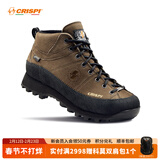CRISPI【经典款】意大利户外登山鞋男秋冬中帮防水徒步鞋女MONACO GTX 棕色 56004300 38