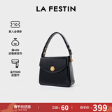 拉菲斯汀（La Festin）包包女2026新款方糖包腋下红色结婚新娘手提小方包生日情人节礼物 骑士黑