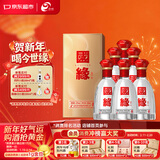 今世缘 国缘单开 柔雅型白酒 42度 500ml*6瓶 整箱装 新老包装随机发货