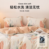 洁丽雅（grace）全棉枕套48x74cm100纯棉一对装双人家用枕巾枕芯套宿舍单人枕头套 清雅【全棉枕套100%全棉】 48×74cm【一对装】