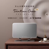 UKYK德国品牌新款半岛音响柏林之声智能语音助手音箱模型ai智能交互高音质家庭实用桌面情人节礼物音响 白色