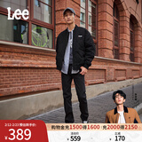 Lee【张凌赫代言】中腰锥形日常显瘦经典五袋款男牛仔裤休闲潮流 黑色(731舒适锥形版型） 36 (170-180斤可选)