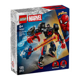 乐高（LEGO）积木超级英雄76337 迈尔斯机甲战蜘蛛侠男女孩儿童玩具520礼物