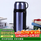 乐扣乐扣（LOCK&LOCK）保温壶304不锈钢保温保冷水壶户外露营旅行壶1.8L蓝色