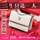 啄木鸟（TUCANO）包包女款2026年牛皮链条小方包单肩斜挎包三八妇女神节生日礼物