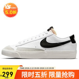 耐克NIKE板鞋女经典缓震BLAZER LOW '77休闲鞋DC4769-102白/黑36.5