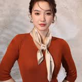 杭丝路真丝丝巾女桑蚕丝围巾中方巾领巾生日送女友妈妈高档教师节礼物