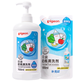 贝亲（Pigeon）奶瓶清洗剂婴儿专用奶嘴玩具果蔬清洗剂清洁剂洗洁精1300ml PL156