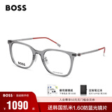 BOSS雨果博斯眼镜框男经典商务方框眼镜架可配近视镜片 1360 KB7