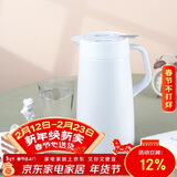 虎牌（TIGER）304不锈钢时尚简约桌面保温壶PWO-A16C-W 白色 1.6L