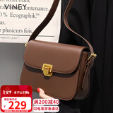 viney马鞍包牛皮包包女包轻奢腋下单肩斜挎包生日礼物高级感送女友老婆