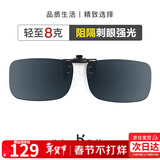 海伦凯勒眼镜夹片 偏光镜男女驾驶专用太阳镜夹片 防晒墨镜夹片 HP801C1