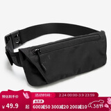 迪卡侬运动胸腰两用男女腰包斜挎包手机袋春夏WSSA午夜黑均码 4331748