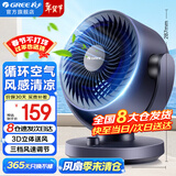 格力（GREE）空气循环扇家用电风扇台式桌面小风扇卧室办公宿舍摇头电扇节能大风量排气扇涡轮对流换气空调伴侣 循环空气 风感清凉-机械款（FXT-1505g3）