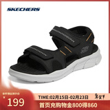 斯凯奇（Skechers）凉鞋春夏男士沙滩鞋软底户外舒适运动凉拖鞋休闲鞋237286