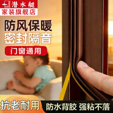 潜水艇（Submarine）窗户缝密封条防风漏风隔音塑钢窗推拉窗门窗门框门缝隙挡胶条保暖 【I形】1-2mm缝隙用(3米×2)