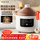 小熊（Bear）电炖锅 电炖盅电砂锅 煲汤锅炖汤锅紫砂锅 燕窝炖盅 煮粥婴儿辅食锅电煮锅 3L DDG-K30H1