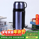 乐扣乐扣（LOCK&LOCK）保温壶304不锈钢保温保冷水壶户外露营旅行壶1.8L蓝色