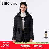 金羽杰90鸭绒轻薄羽绒服女士短款春秋季连帽简约休闲轻暖外套Y21803272Y