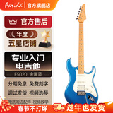 法丽达（Farida）电吉他F5020 F2020初学者入门单摇单单双电吉他 39英寸金属蓝F5020 MBL 单单双