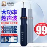 胖猫超声波洁牙器便携洗牙器牙结石去除神器大功率清理黑烟渍黄垢电动冲牙器医家用机高频剔磨牙齿工具 星河蓝丨共4个头+便携盒+多用挂架+口腔镜+小工具