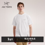 ARC'TERYX始祖鸟 KRAGG SL COTTON SS 透气 男子 棉质短袖T恤 WHITE LIGHT/石膏白 L