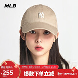 MLB帽子男女棒球帽时尚休闲鸭舌帽软顶情人节礼物3ACP7701N-50BGS