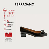 菲拉格慕（Ferragamo）女士Vara蝴蝶结高跟鞋 0591963_1D _ 45 新年礼物送女友