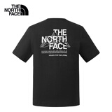 The North Face男女同款印花短袖T恤户外透气8GVF 黑色/JK3 XL
