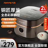 九阳【线下同款】电饭煲家用电饭锅2L升迷你小容量多功能智能预约煮饭锅球形内胆可做蛋糕提手蒸饭锅 【铜匠厚釜 全息触屏】 2L -20FY1