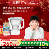 碧然德（BRITA）过滤净水器 家用滤水壶 Kalea 晨汐系列XL  3.5L（灰）+专家版滤芯5枚 环保加固包装