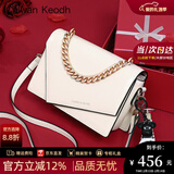 CALWAN KEODH包包女包2025新款链条包斜挎单肩轻奢送生日情人节礼物女朋友 米白色【定制折叠礼盒装】高端品牌实用走心女生闺蜜