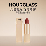 HOURGLASS轻雾金兔方管哑光日常显色雾面口红4g生日礼物送女友 Tulip 344嫩粉色