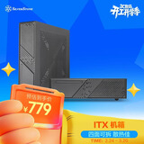 银昕（SilverStone）米罗ML12 HTPC机箱（PCIe4.0/支持ITX主板/Type-C/ATX电源/直立横卧/长显卡)