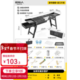 原始人烧烤架户外烧烤炉家用碳烤炉3-7人便携式木炭烧烤架子 升级加厚双翼【食品级304烤网】13件套+3斤炭+煎盘