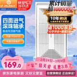 金羚（JINLING）集成吊顶换气扇厨房卫生间排气扇厕所排风300*600 BPT10-23-36A