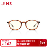 睛姿（JINS）防蓝光眼镜儿童学生防辐射TR护目眼镜FPC17A104【2-8岁】 487 棕色（有包装）