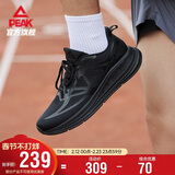 匹克态极24小时跑步鞋男鞋秋季透气轻便缓震休闲鞋黑色运动鞋DH420017